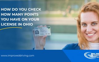 Check how many points on license in Ohio