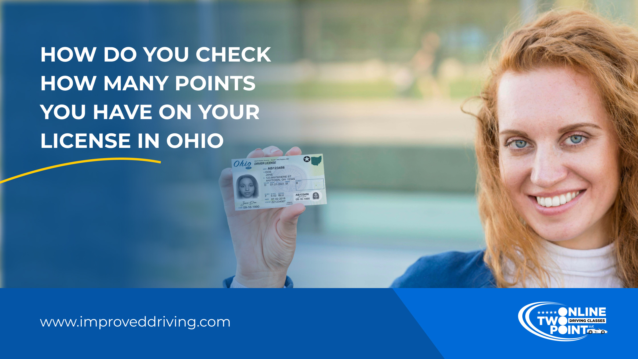 Check how many points on license in Ohio