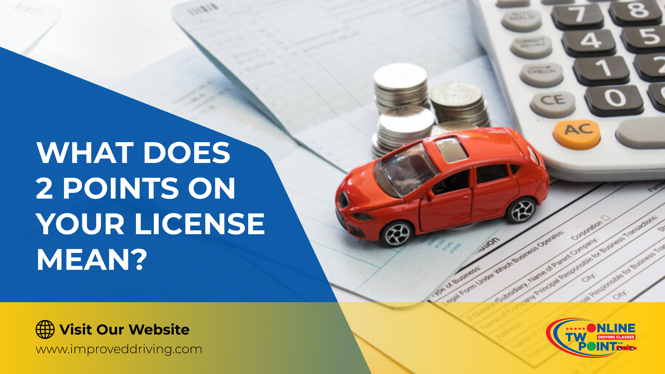 What does 2 point on license blog image